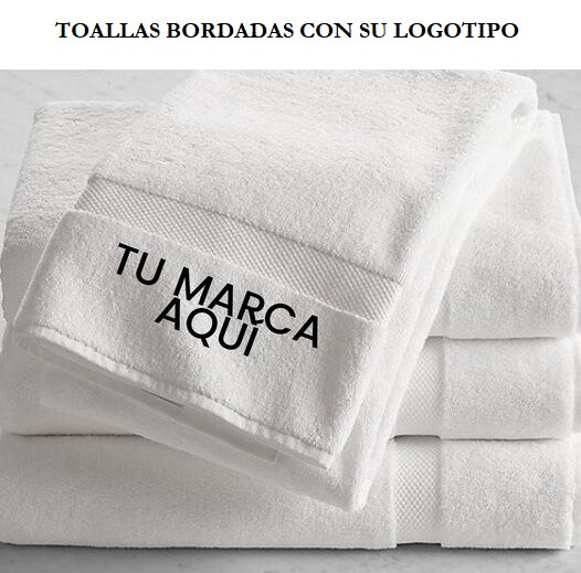 TOALLAS GRABADAS EN RELIEVE CON SU IMAGEN CORPORATIVA