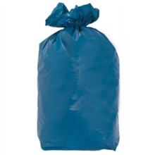 10 BOLSAS DE RECICLAJE AZUL ( PAPEL Y CARTON)PARA ZONAS COMUNES (100 LITROS )