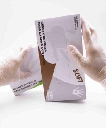 GUANTES VINILO SIN POLVO SPA