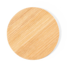 POSAVASOS DE BAMBU REDONDO (0,6cmx8.5cmØ) CALIDAD EXTRA