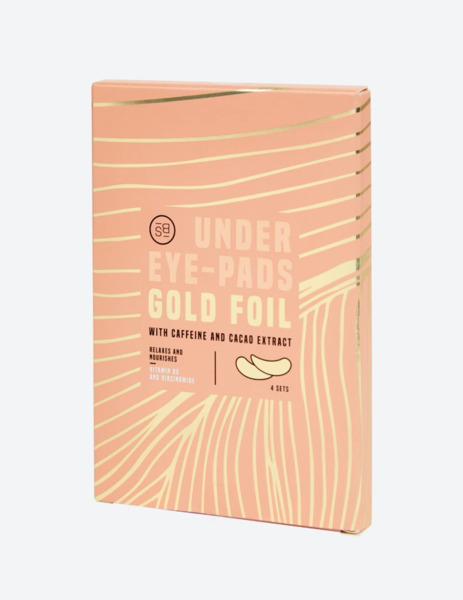 4 SETS DE 2 PARCHES DE ORO CON CAFEINA Y EXTRACTO DE CHOCOLATE (1)