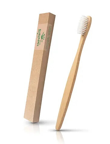 50 UDS. CEPILLO DENTAL DE BAMBÚ EN CAJA