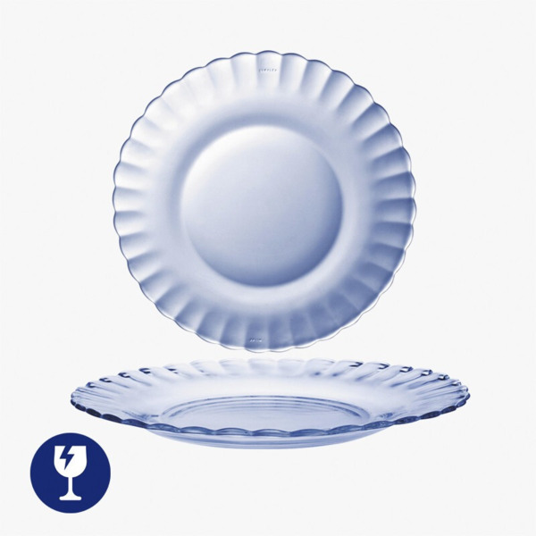 6 PLATOS DURALEX DE POSTRE Ø20,5 PICARDIE MARINE