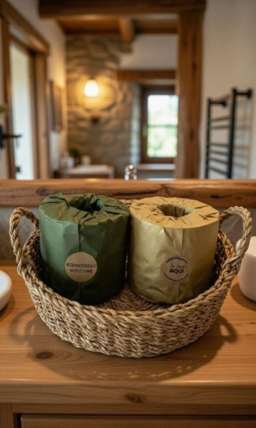 60 ROLLOS DE PAPEL HIGIENICO DECORADO CON PAPEL BIODEGRADABLE PRECINTO DE GARANTIA PRIMER USO (4)