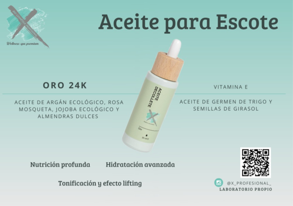 ACEITE 24 K TONIFICANTE PARA ROSTRO, CUELLO Y ESCOTE 30ML + REGALOS (3)