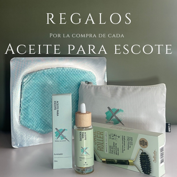 ACEITE 24 K TONIFICANTE PARA ROSTRO, CUELLO Y ESCOTE 30ML + REGALOS (3)