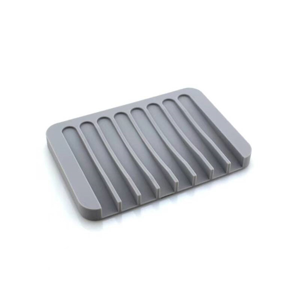 BANDEJA GRIS FLEXIBLE FACIL DE LIMPIAR PARA DEJAR LOS JABONES SOLIDOS