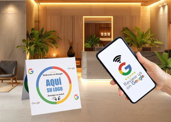 CABAÑA NFC RESEÑAS( YA CONFIGURADA CON SU ENLACE ) OBLIGATORIO ENVIAR EL ENLACE, INSTRUCCIONES MÁS ABAJO. (1)