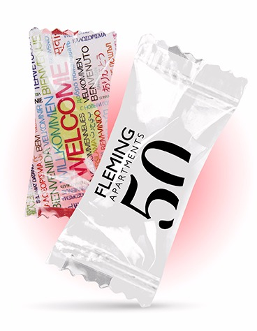 CARAMELOS SURTIDOS PERSONALIZADOS CON SU IMAGEN CORPORATIVA (CON EXPOSITOR DE REGALO PARA PRESENTAR LOS CARAMELOS). (1)
