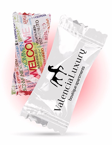 CARAMELOS SURTIDOS PERSONALIZADOS CON SU IMAGEN CORPORATIVA (CON EXPOSITOR DE REGALO PARA PRESENTAR LOS CARAMELOS). (2)