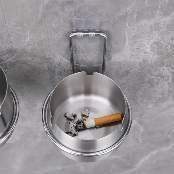 CENICERO DE PARED SIN NECESIDAD DE TALADRAR LA PARED - ESPECIAL INTERIOR Y EXTERIOR (3)