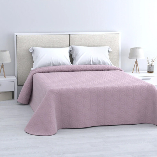 COLCHA DE CAMA 135cm MORADO ALTA CALIDAD (235x260cm)