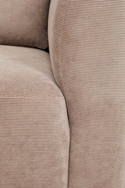 CONJUNTO SOFA MODULAR DE 3 PIEZAS CON DIVAN DERECHO COLOR MARRON CAMEL (1)