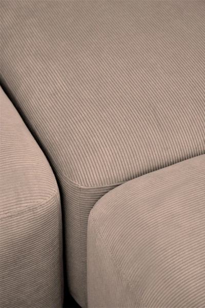 CONJUNTO SOFA MODULAR DE 3 PIEZAS CON DIVAN DERECHO COLOR MARRON CAMEL (6)