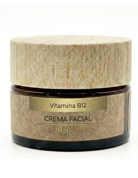CREMA FACIAL 50ML ILUMINADORA FORMULADA CON B12 Y ACIDO HIALURÓNICO DE ALTO PESO MOLECULAR. (3)