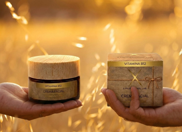 CREMA FACIAL 50ML ILUMINADORA FORMULADA CON B12 Y ACIDO HIALURÓNICO DE ALTO PESO MOLECULAR. (1)