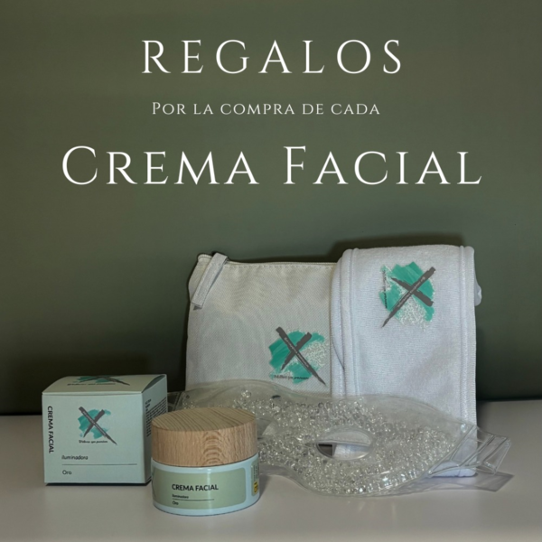 CREMA FACIAL ANTIEDAD REAFIRMANTE ORO 24 K 50ML + REGALOS (3)