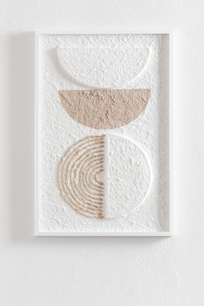 CUADRO HECHO A MANO COMPLETAMENTE ARTESANAL DECORATIVO EN RELIEVE (40x60CM)