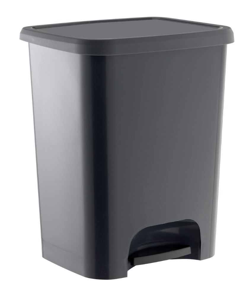 Comprar Cubo Basura Reciclaje 24Lt 40X39X47Cm C/Pedal 2 Compartimentos Inox  Vivaho