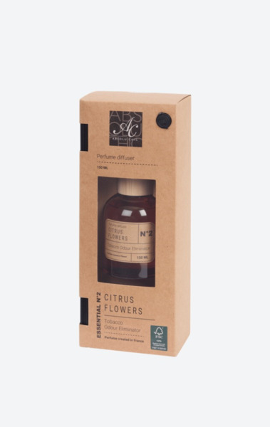 DIFUSOR GRANDE 150ML MINIMALISTA CON AROMA INMEJORABLE A LAVANDA CON VARILLAS NEGRAS (1)