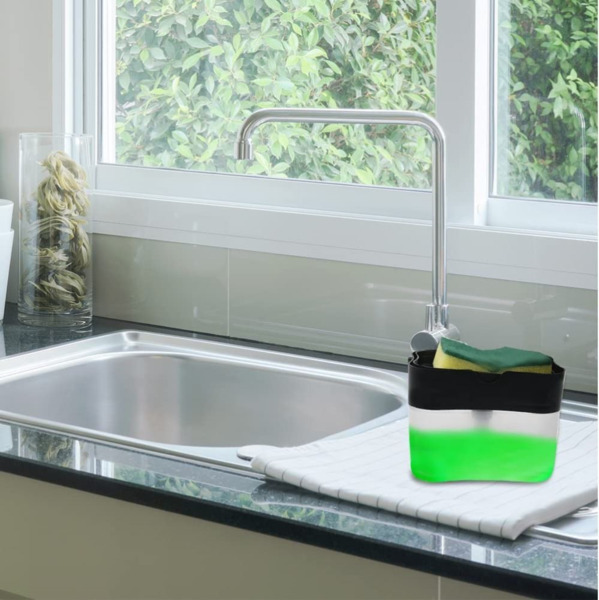 CONJUNTO DISPENSADOR DE LAVAVAJILLAS CON BOMBA DISPENSADORA RELLENABLE CON COMPLEMENTOS (1)