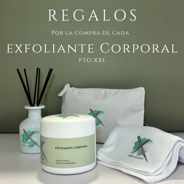 EXFOLIANTE CORPORAL RENOVACION CELULAR REGENERADOR 500ML + REGALOS (2)