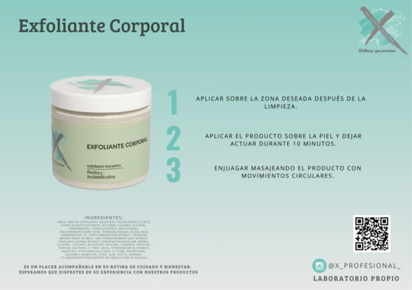 EXFOLIANTE CORPORAL RENOVACION CELULAR REGENERADORA 200ML + REGALOS (4)
