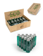 EXPOSITOR CON 15  BOTELLAS DE LAVAVAJILLAS 75ML
