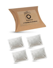 EXTRA KIT CON CUATRO SOBRES HIDROSOLUBLES DE LAVADORA EN CAJITA ABRE FACIL