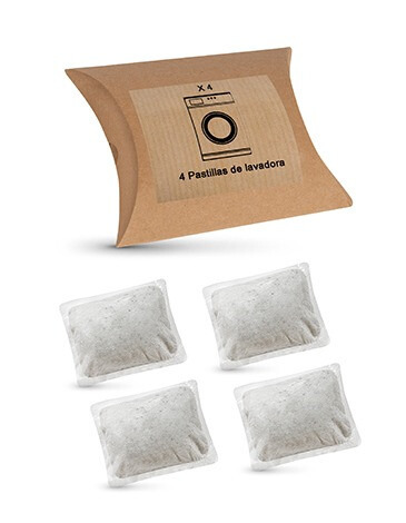EXTRA KIT CON CUATRO SOBRES HIDROSOLUBLES DE LAVADORA EN CAJITA ABRE FACIL