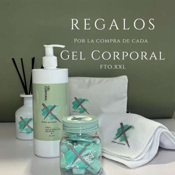 GEL CORPORAL  DRENANTE ANTICELULITICO TONIFICANTE 500ML + REGALOS PREMIUM. (2)