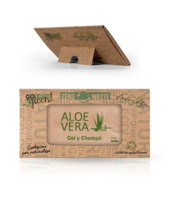 EXPOSITOR CON SOBRE GEL&CHAMPU ALOE VERA PEPPERMINT 20ML