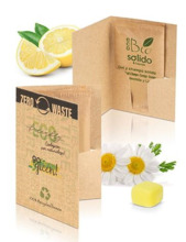GEL&CHAMPU SOLIDO DE CAMOMILA Y LIMÓN PRESENTADO EN LIBRITO EXPOSITOR BIO
