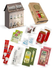 KIT ALIMENTACION ENCASA DE CARTON CON CAJITA BIO.