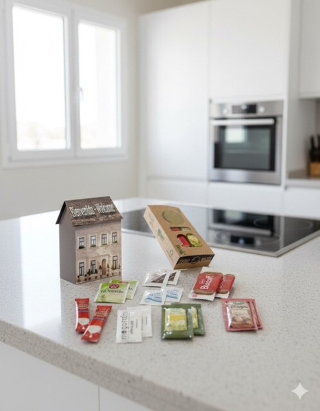 KIT ALIMENTACION ENCASA DE CARTON CON CAJITA BIO. (1)