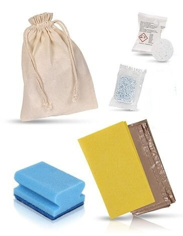 KIT BIENVENIDA EN BOLSA TELA BIO.