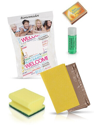 kit de limpieza para camping