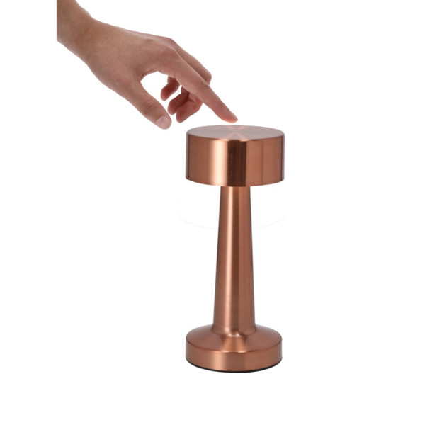 LAMPARA DE DISEÑO CON INTERRUPTOR TACTIL Y REGULACION DE INTENSIDAD PARA MESA DE RESTAURANTE (9x21cm) (2)