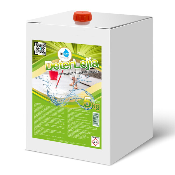 FREGASUELOS DETERGENTE CON LEJIA ECO BAG IN BOX 5 LITROS