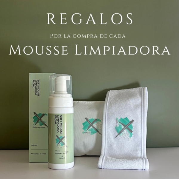 MOUSSE LIMPIADORA FACIAL ANTIOXIDANTE 150ML+ REGALOS (3)