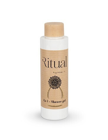 NECESER RITUAL CON BOTELLA DE GEL 100 ML, BOTELLA CHAMPU 100ML Y PASTILLA DE JABON 100 GR. RITUALS (3)