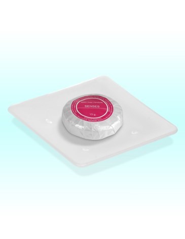 BANDEJITA PLASTICO TRANSLUCIDA PARA LA PASTILLA DE JABON