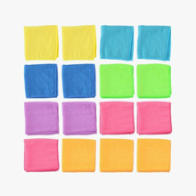 PACK 16 BAYETAS MICROFIBRA CALIDAD EXTRA 30x30CM COLORES SURTIDOS