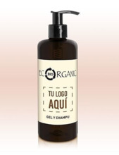 PACK 16 BOTELLAS DISPENSADOR LLENO DE GEL&CHAMPU 300ML CON DISPENSADOR