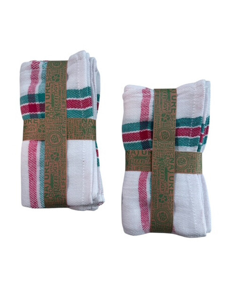 PACK 6 PAÑOS DE COCINA 40x42CM ALGODON