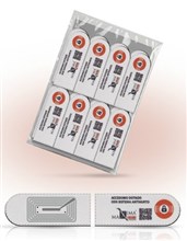 PACK DE 16 CHIPS TEJIDOS CON SISTEMA ANTIRROBO SIMULADO