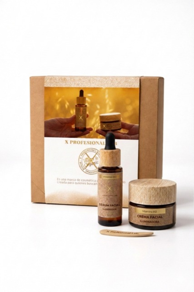 PACK DUO ILUMINADOR CON SERUM B12 Y CREMA FACIAL LIFTING PRO AGE CON RETINOL. (1)