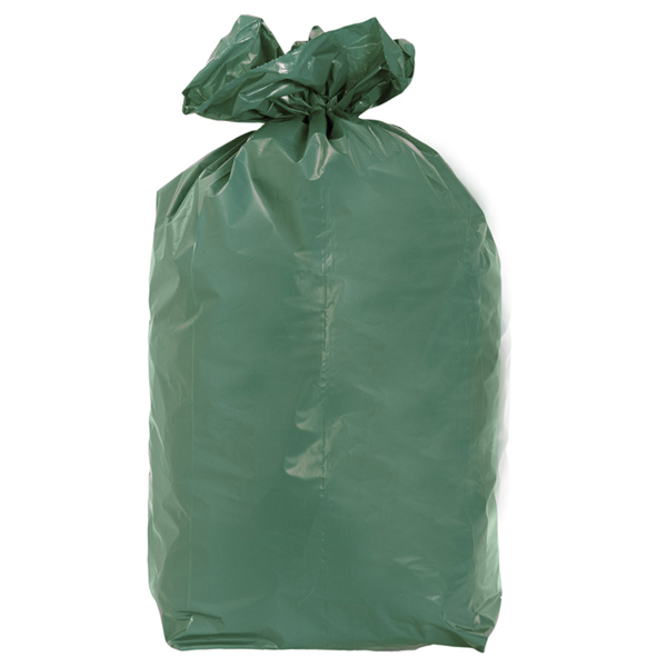 10 BOLSAS DE RECICLAJE VERDE (VIDRIO ) PARA ZONAS COMUNES (100 LITROS )