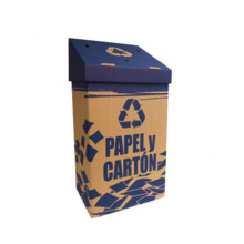 PAPELERA ROBUSTA DE RECICLAJE (PAPEL PARA ZONAS COMUNES (100L)