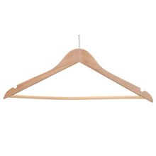 PERCHA MADERA ANTIRROBO - COLOR NATURAL
